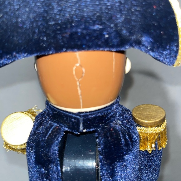 Rare Vintage Nutcracker Village 2005 Napoleon Figurine in Black and White - Picture 10 of 15